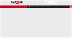 Desktop Screenshot of amequip.com.mx